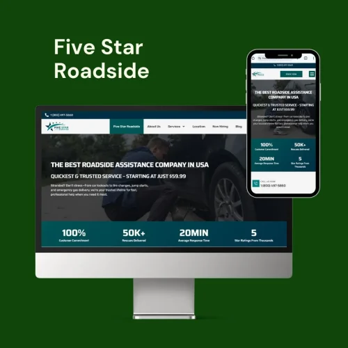 Five-Star-Roadside-Web-Design-Case-Study