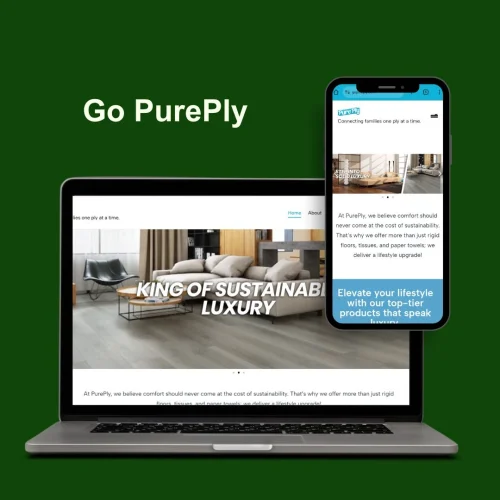 Go PurePly Web Design Case Study